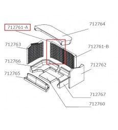 712761 ricambio refrattario PALLAS Austroflamm